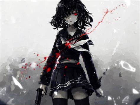 blood girl pic|bloody anime girl.